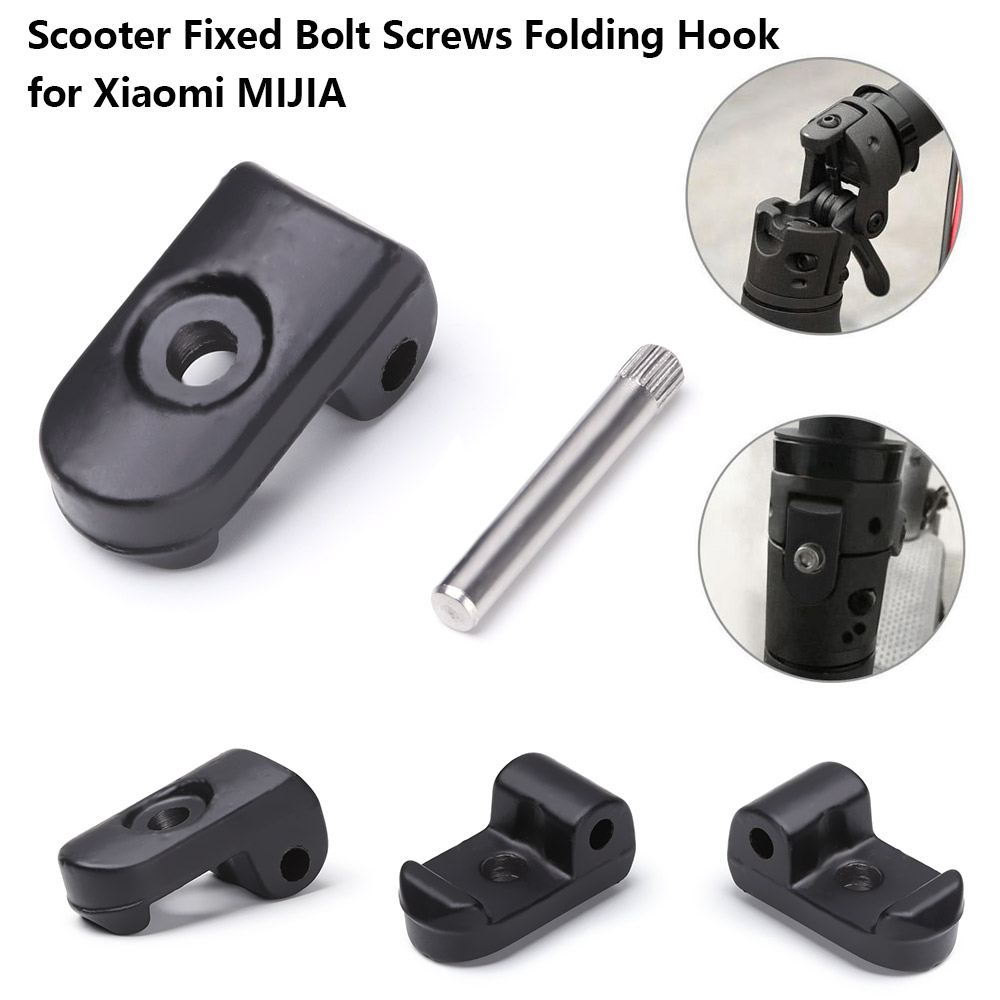 Charnière à vis en acier trempé pour trottinette Xiaomi MIJIA M 365,articulation de verrouillage en métal, outil de réparation, pothook/boulon fixe pliant, 1 pièce,