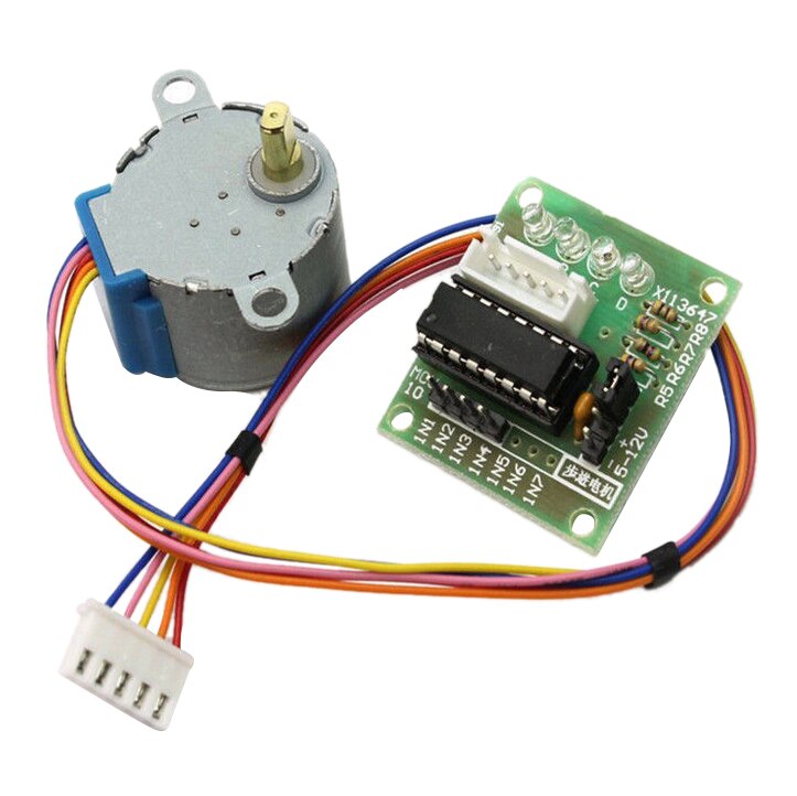 Motor paso a paso de 5V 28BYJ-48 + ULN2003 Módulo de prueba del controlador para Arduino