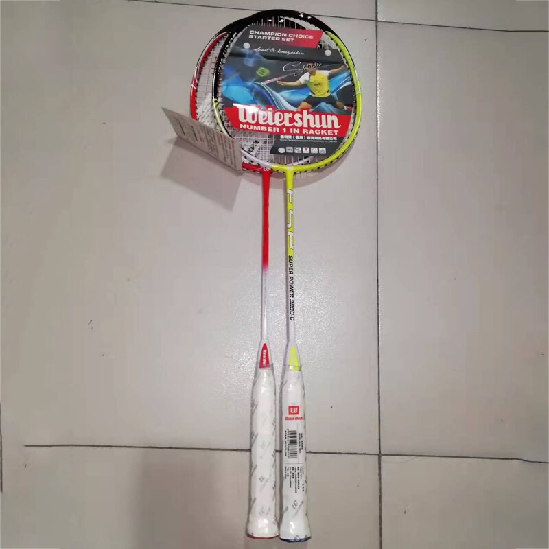 Badminton Rackets Set Ultra Light Double Badminton Racquet Titanium Ferroalloy Lightest Playing Badminton -40