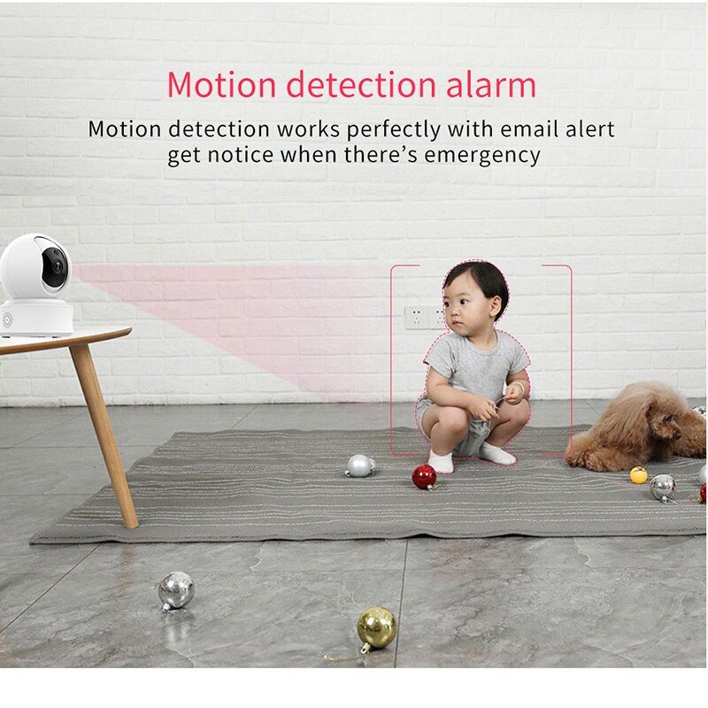 WiFi Security Camera 1080P Home Security HD CCTV Camera Tuya Smart Life Auto-Tracking