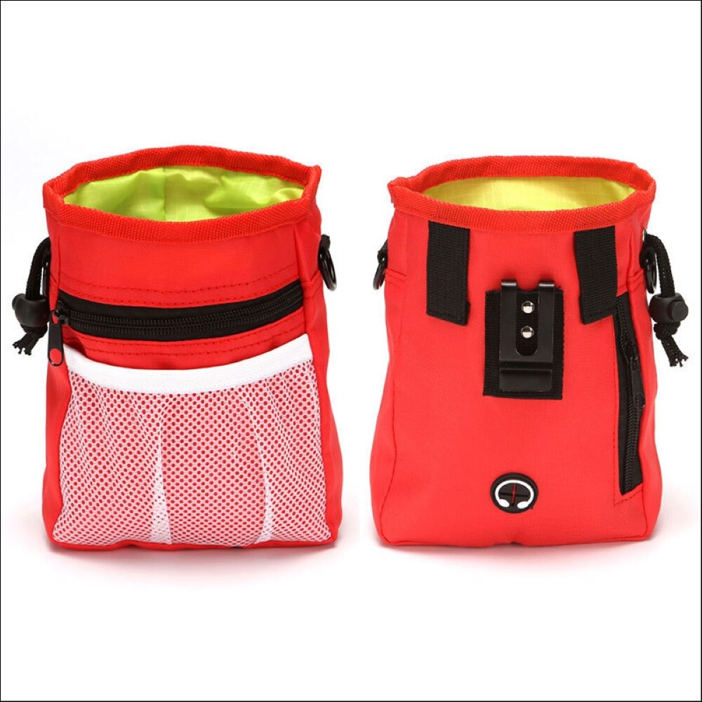 Pet Dog Training Zak Snack Zak Outdoor Draagbare Multifunctionele Heuptas Sterke Slijtvastheid Grote Capaciteit Accessoire Chien: Red