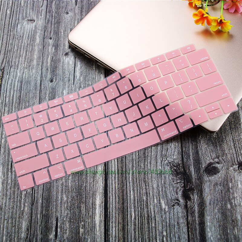 Silicone Waterproof Dust-Proof Keyboard Cover Protective Skin For MacBook Air 13 inch Release A1932 Touch ID US Layout