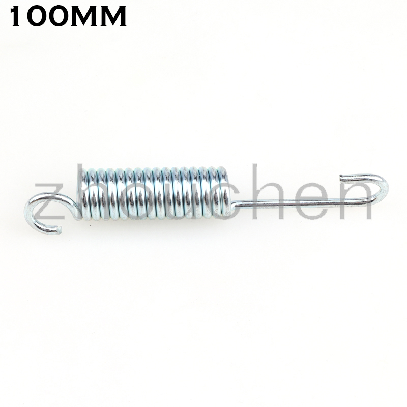 1 Pcs75mm 90mm 100mm 110mm 125mm Brake Foot Bracket Spring Cylindrical Spiral Pull Back Stretch Coil Bracket Off-road Vehicle: Ivory