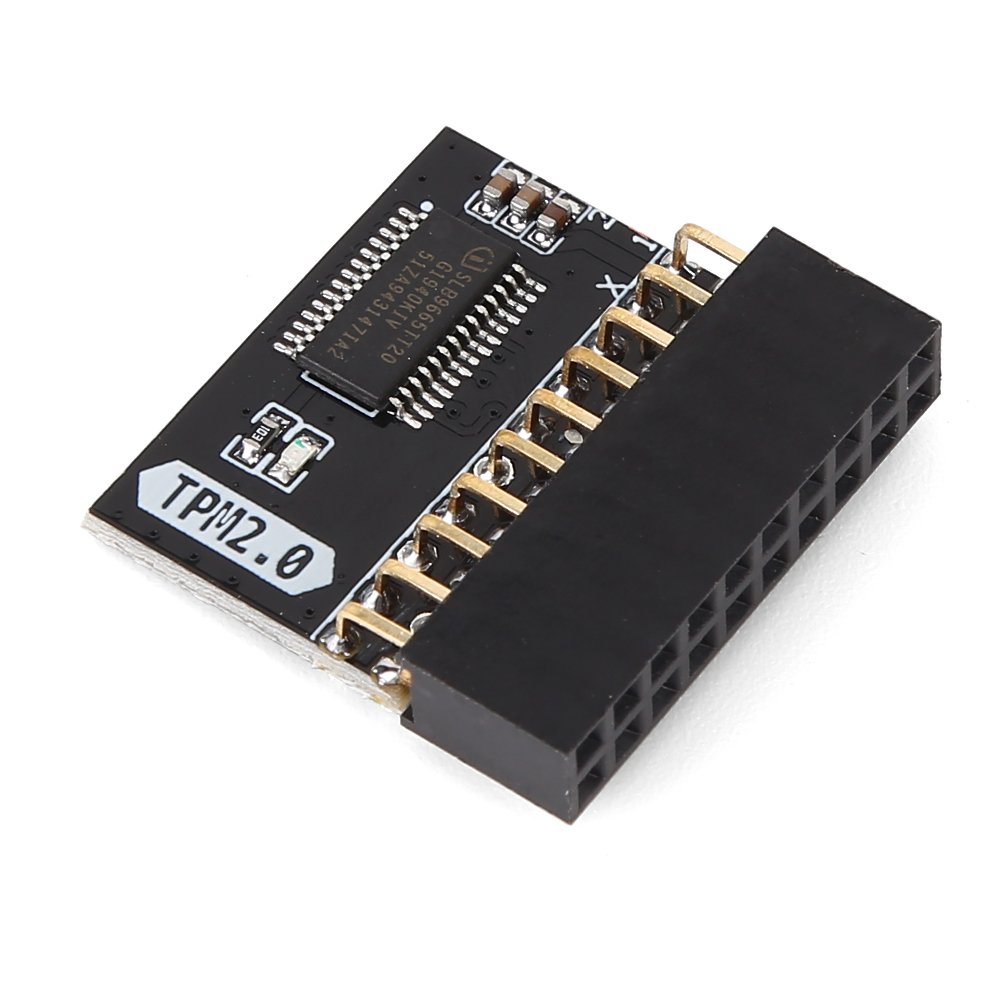 Tpm 2.0 20 Pin Module Moederbord Vervangende Deel Encryptie Beveiligingsmodule Tpm Externe Kaart 20-1 Pin Voor Gigabyte Platform