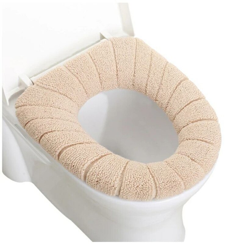 Tapis de toilette universel, épais, doux, quatre saisons, automne-hiver, housse de siège de toilette, coussinets chauds lavables, 30cm