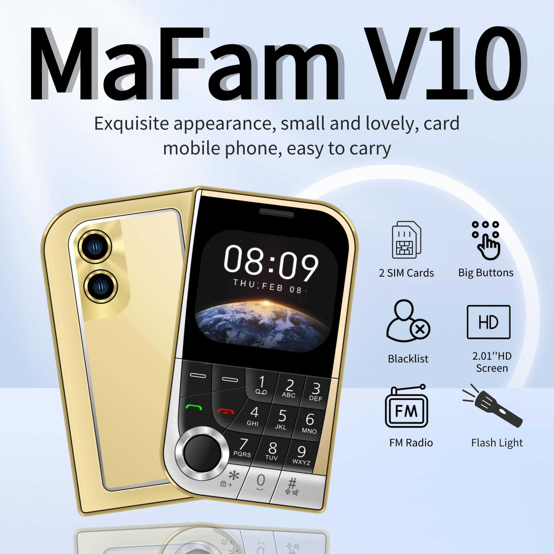 Schlankes 2g- gsm-praktisch Ich bin taschenformat zum günstigen preis für freundlicher und schüler – mit niedlicher taschenlampe, sprachausgabe, kamera und praktischen druckknöpfen. kompakte größe.