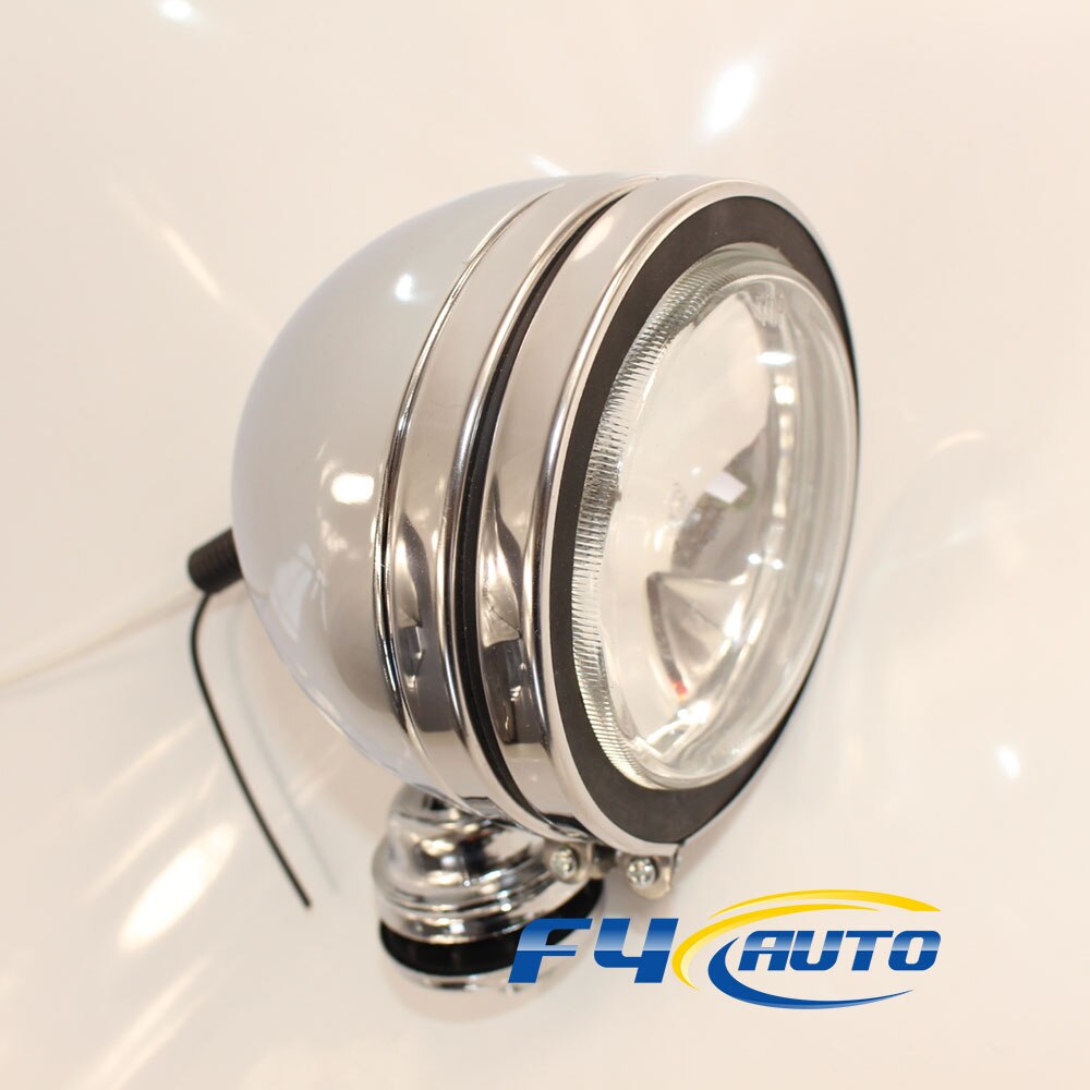 5 Inch Round Halogen H3 12V/24V Driving Fog Light Clear White Lens