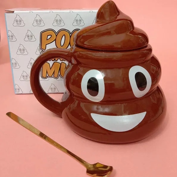 Poop Cup Funny Poop Water Cup Poop Mug Ceramic Wonderful Poke Tricky Birthday