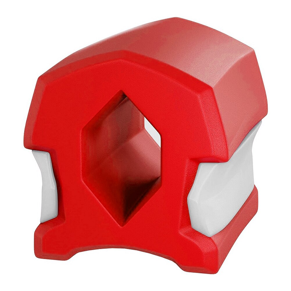 Silica Gel Jaw Line Exercise Ball Neck Face Toning Jaw Muscle Fitness Ball Double Chin Face Slimming Ball: Red