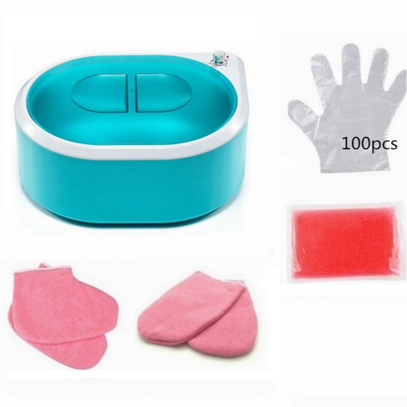 Chauffe-cire à la paraffine, avec gants et Kit de thérapie thermique hydratante
