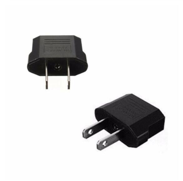 10 stuks/partij eu euro europa naar vs usa stroomaansluiting wandstekker converter reisadapter