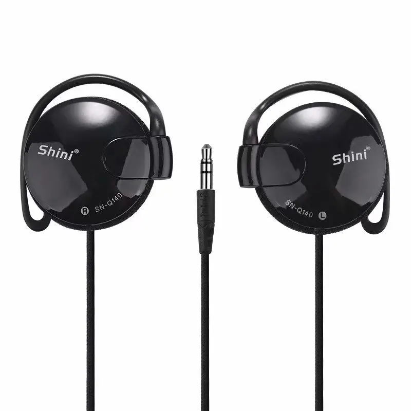 Écouteurs filaires 3.5mm, oreillettes, casque pour MP3, MP4, ordinateur portable, portable, VCD, DVD, musique, sport,: Black