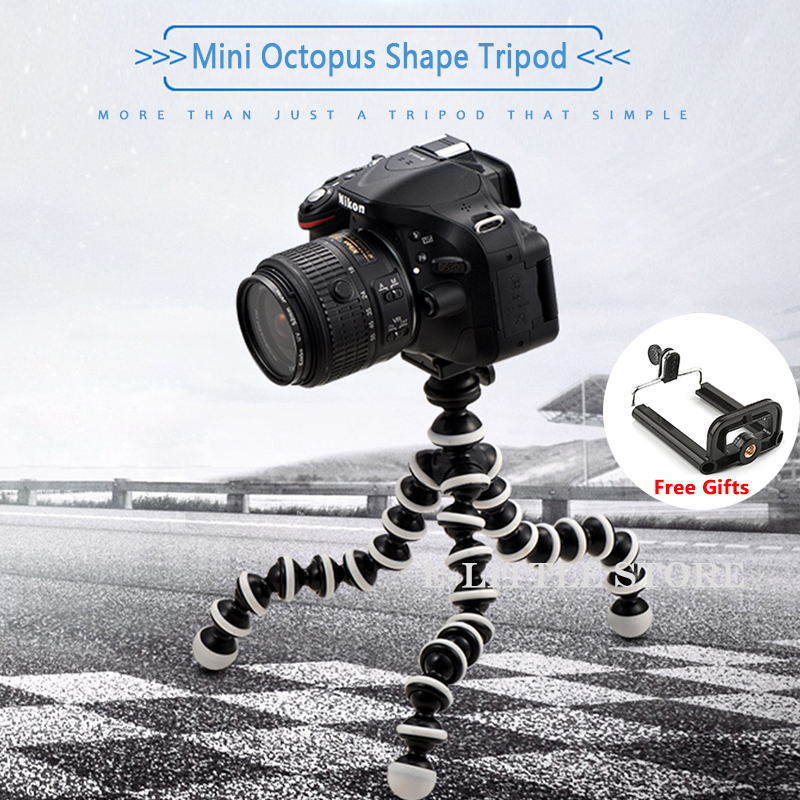 Phone Tripod Mini Flexible Octopus Tripod For iPhone Samsung Xiaomi OnePlus Mobile Phone Smartphone Mini Portable Tripods Holder