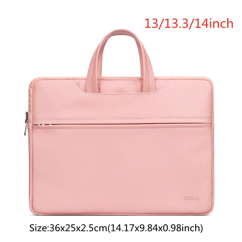 Przenośny Laptop teczki podróż służbowa niezbędny komputer Organizer do dokumentów torebka duża pojemność przechowywania akcesoria do torebek: Pink M