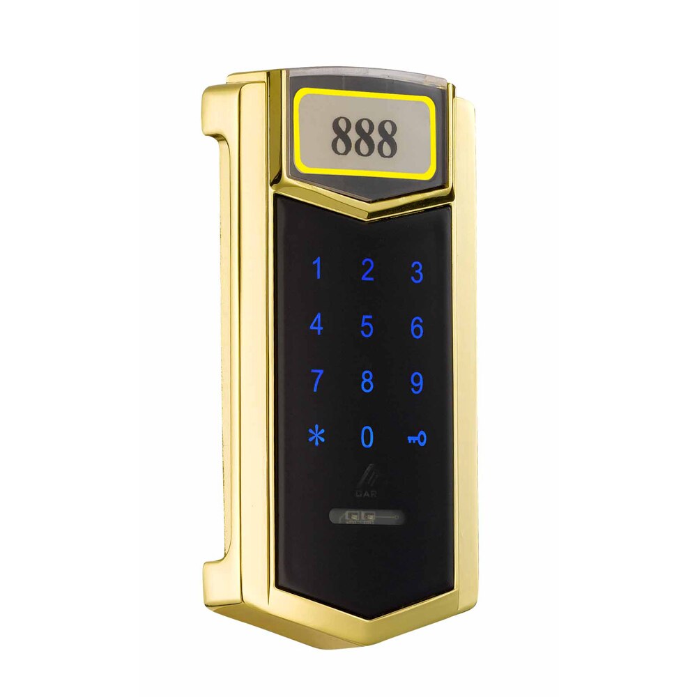 Electronic locker Smart door lock for cabinet locker sauna and office hotel home swimming pool: EM135 golden