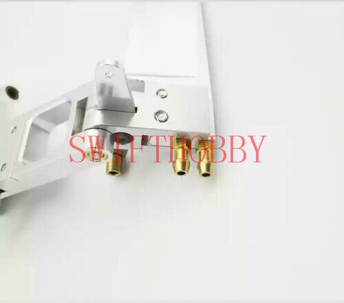 110mm Dual Water Pick Up Rudder Strut 4mm Assembly for Electric RC Boat