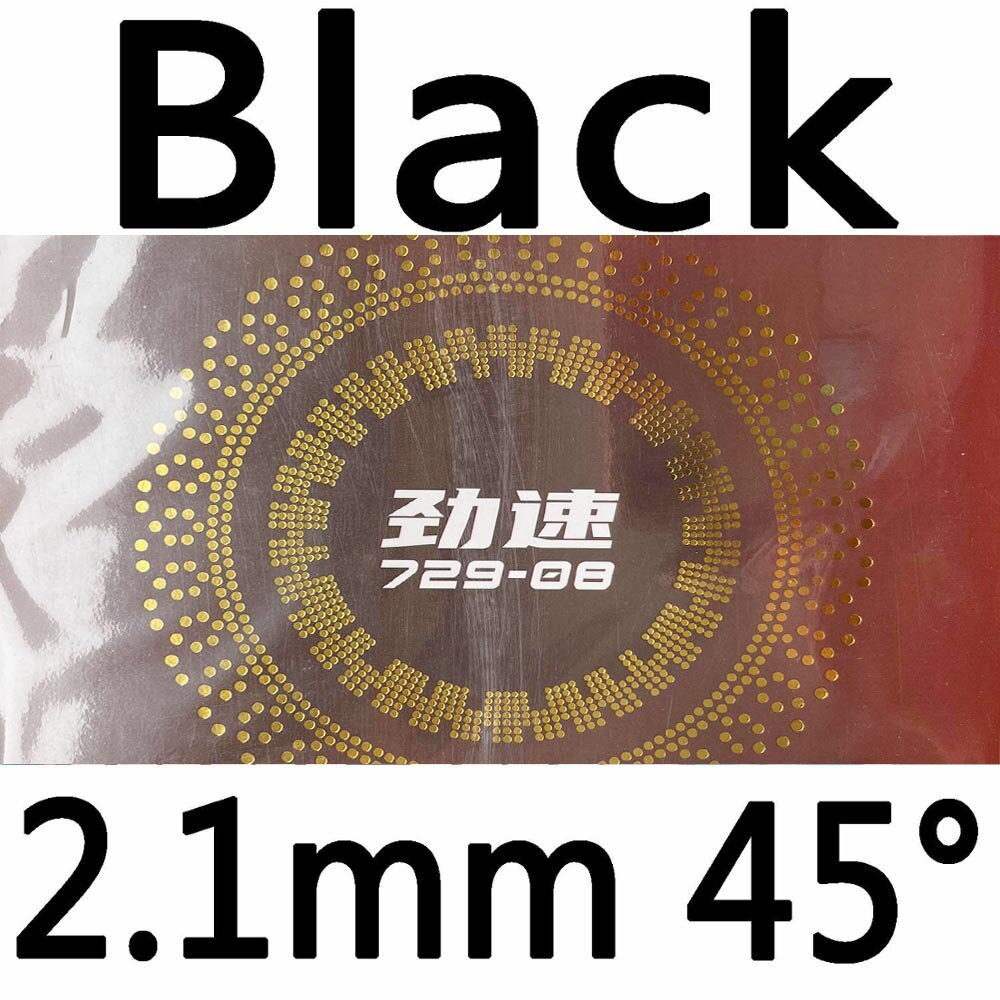 729 Amicizia 729-08 Brufoli Nel Tennis Tavolo In Avanti Vivamente PingPong di Gomma Con La Spugna: black 2.1mm H45