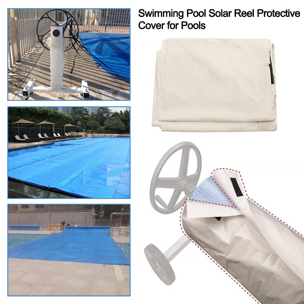 Zwembad Cover Solar Deken Reel Beschermhoes Waterdichte Zon-Screen Cover # Cw