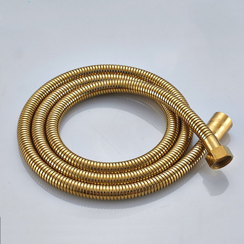 Kugel Schlecht Sanitär Schläuche 150cm Dusche Schlauch Ersatz flexibel Dusche sprühen Schlauch: golden