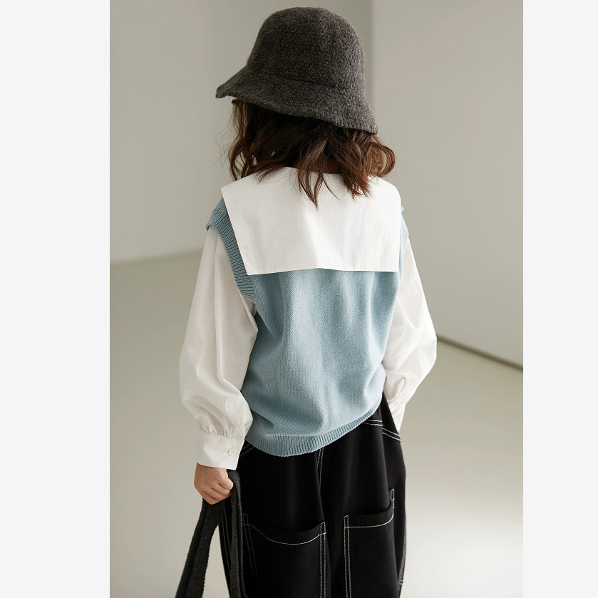 Voorjaar Kinderen Wit Overhemd Herfst Lange Mouw Student Navy Kids Fall Kleding Kids Kleding Meisjes 8 Te 12