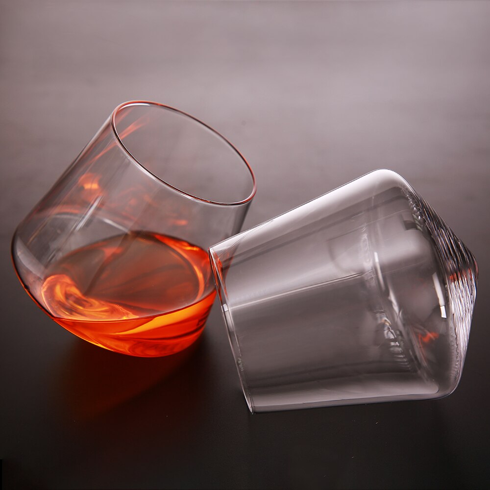 Krystall whiskyglas ultraklar snurreplate vin karaffel hurtig epacket vin burgunder whisky øl drikker hjemmebar fest 300ml