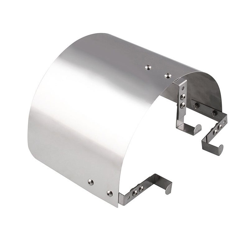 Universale 2.5-5 "Cono in Acciaio Inox Titanio Argento colorato in fibra di carbonio di Calore scudo Coperchio del Filtro di Aspirazione dell'aria: argento