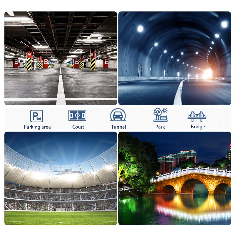 Led Flood light 30W 50W 100W Waterproof IP65 Outdoor LED Reflector Light Garden Lamp AC 220V 240V Spotlight Street Lighting