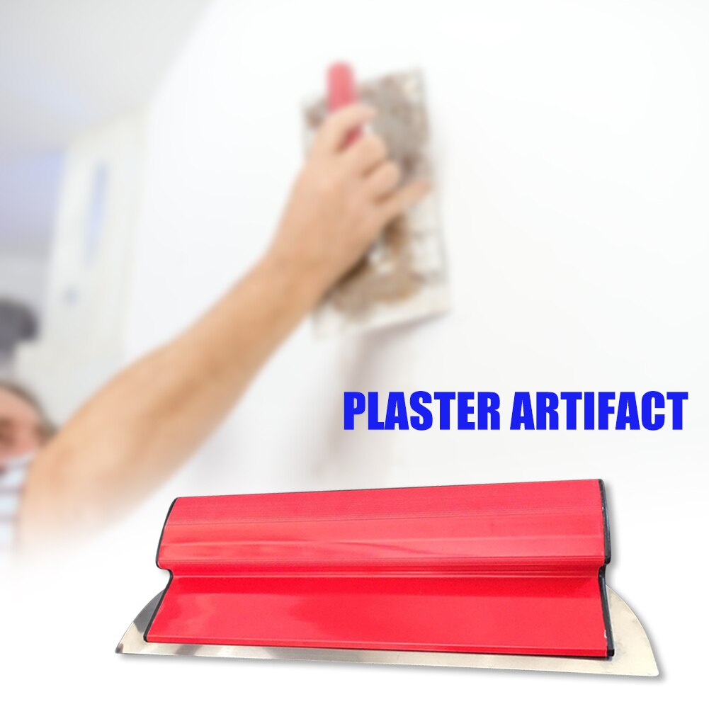 Herramienta de alisado de paneles de yeso, Ideal para herramientas de pared y cuchillas para pintar, acabado de espátula, hoja Flexible de 14x40cm