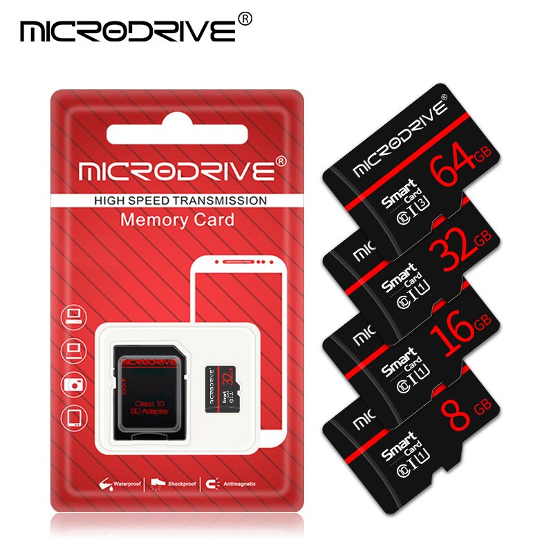 Hoge Snelheid Micro Sd Geheugenkaart 4 Gb 8 Gb 16 Gb 32 Gb 64 Gb 128 Gb Class 10 Micro Sd kaarten Tf-kaart Voor Smartphone/Camera/Auto Video