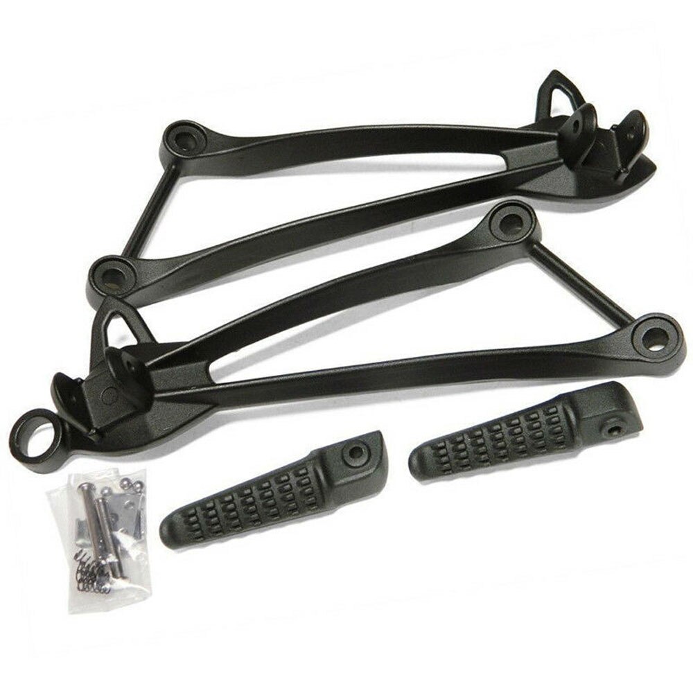 Links + Rechts Hinten Fußstütze Halterung Fußrasten Für Kawasaki Ninja ZX10R 08-10 ZX6R 09-17