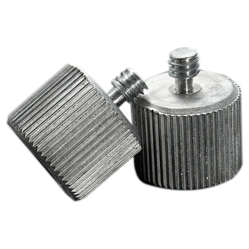 1 pièces 5/8 pouce femelle à 1/4 pouces mâle Microphone support adaptateur et 3 pièces 1/4 pouces 3/8 pouces trépied à lumière support adaptateur