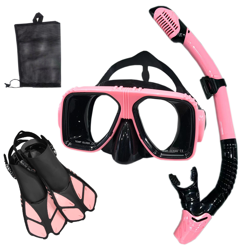 Máscara y gafas de buceo con snorkel, juego de tubo de natación para buceo, adulto, unisex