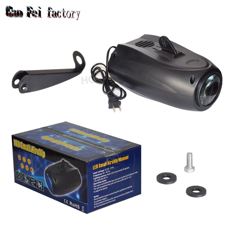 Kleine Luchtschip 64 Rgbw Kleur Veranderende Led Beam Moonflower Bewegen Verlichting Magic Patroon Podium Licht