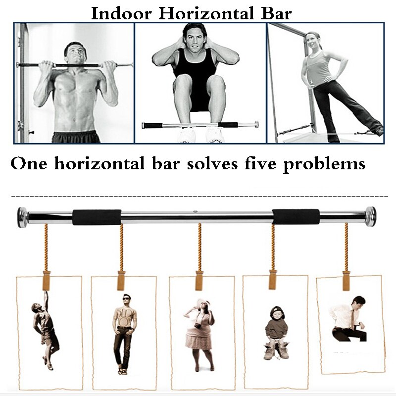 Multifunctional Horizontal Bar For Home 200kg Adjustable Indoor Exercise Pull Up Training Bar Sport Fitness Sit-up Gym Equipment
