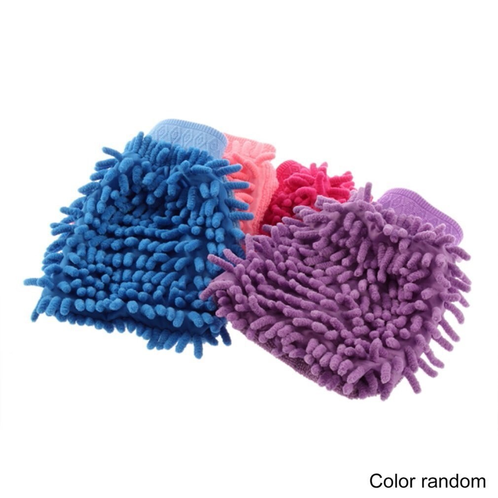 Fibre Ultrafine mitaine microfibre ménage lavage de voiture lavage de voiture nettoyage de voiture gant sec anti-rayures pour voiture nettoyage couleur aléatoire