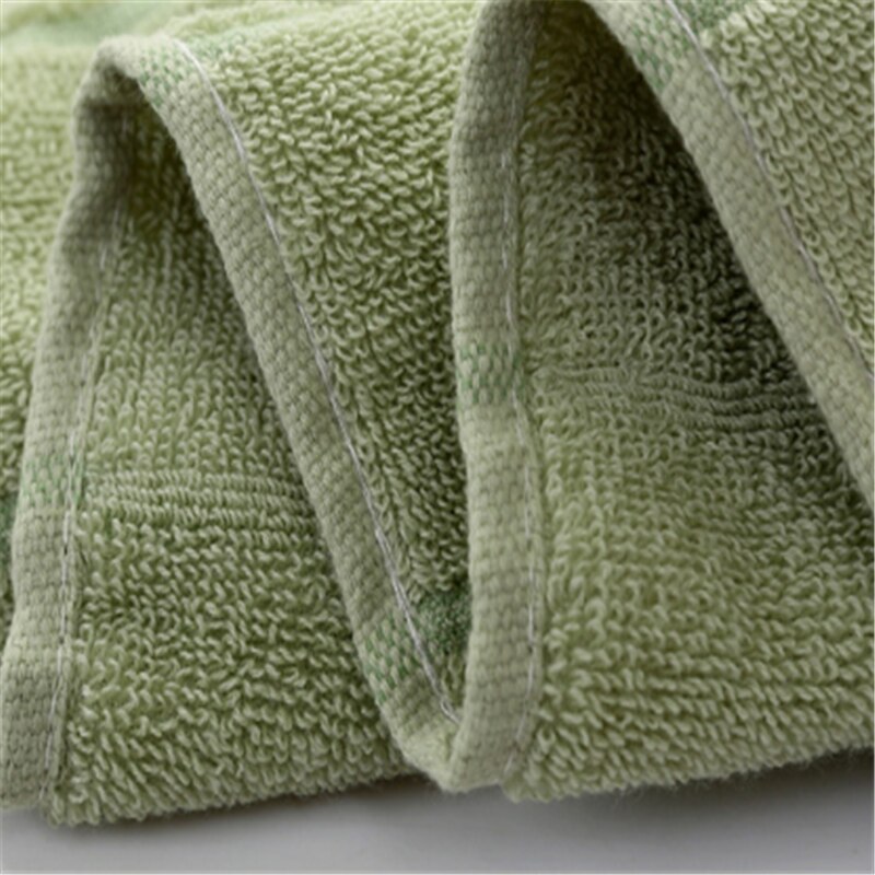 2pcs 34*73cm Bath Towels Super Soft Striped Embroidery Cotton for Adults Shower Home Face Hand Clean Bathroom Travel Towel