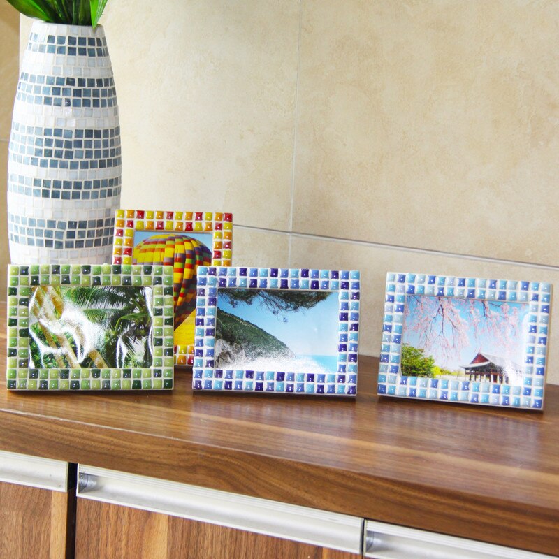 125pcs(Approx. 250g/8.82oz) Jade Mosaic Tiles 1.1*1.1*0.4cm Square Mosaic Stones DIY Mosaic Craft Materials Mix Color