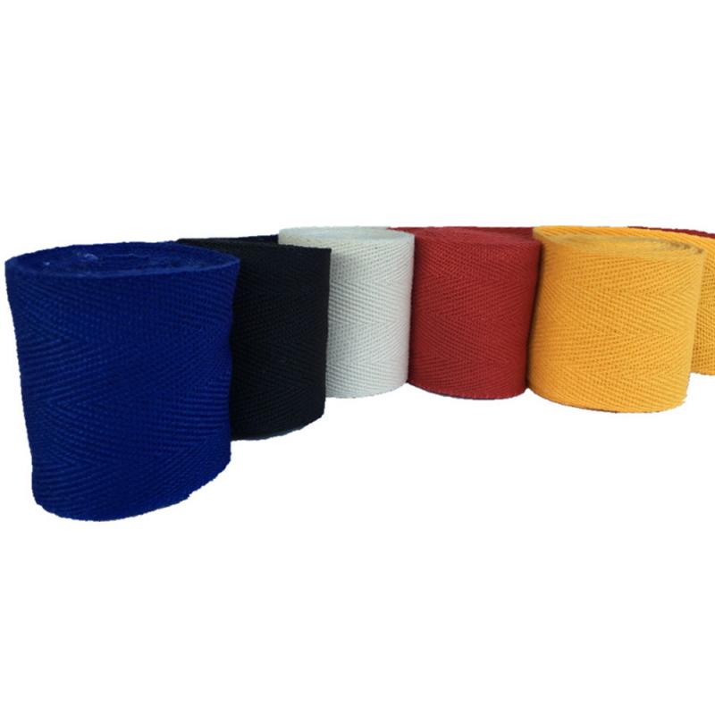 Boxe avvolge le mani sicurezza sportiva protezione delle mani mani legate con impacchi da combattimento Muay Thai boxe 2.5m bende da boxe in cotone