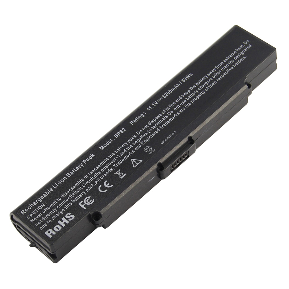 5200mAh for Sony Laptop battery BPS2 VGP BPS2A BPS2B BPS2C BPL2C BPS2 CE7 BPL2 VGN-AR11 Series for VAIO VGN AR21 C51 C61 C90