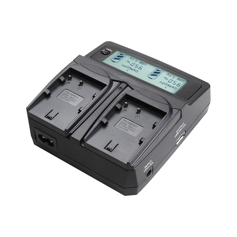 Lvsun np fm50 npfm50 doppio macchina/ac caricabatterie fotocamera per sony fm50 qm71 qm91, qm71d, qm91d, f550, f750, f960, f570, f770 Schermo lcd