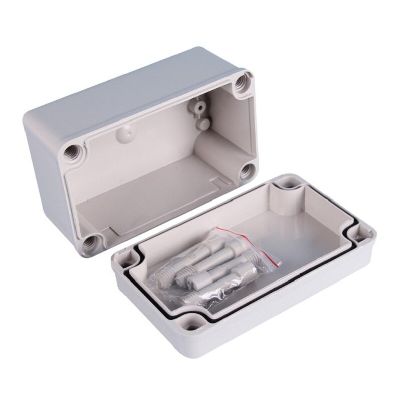 Outdoor waterproof plastic junction box terminal one in three out 130*80*70mm sealed box