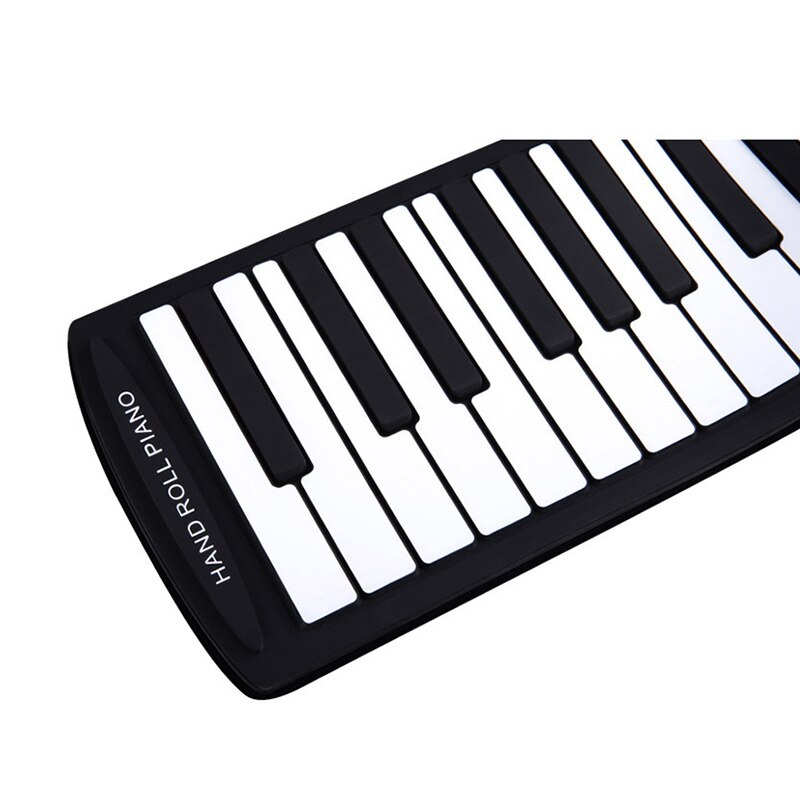 Newly Portable Flexible Digital Keyboard Piano 61 Keys 128 Tones Rhythms Electronic Roll Up Piano Toys MSE 88