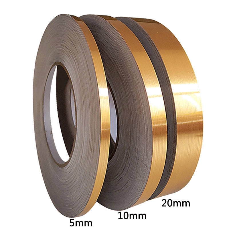 100M 2 Rollen Keramik Fliesen Mildewproof Lücke Band 5mm, 1 cm, 2cm Gold Silber Schwarz Band selbst Klebstoff Zauberstab Boden Band Heimat Zauberstab Dekor