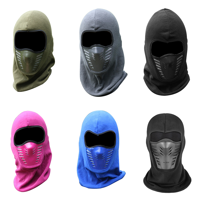 Outdoor Winter Fietsen Fleece Warm Full Face Cover Anti-Dust Winddicht Ski Mask Snowboard Hood Anti-Dust Bike thermische Sjaal