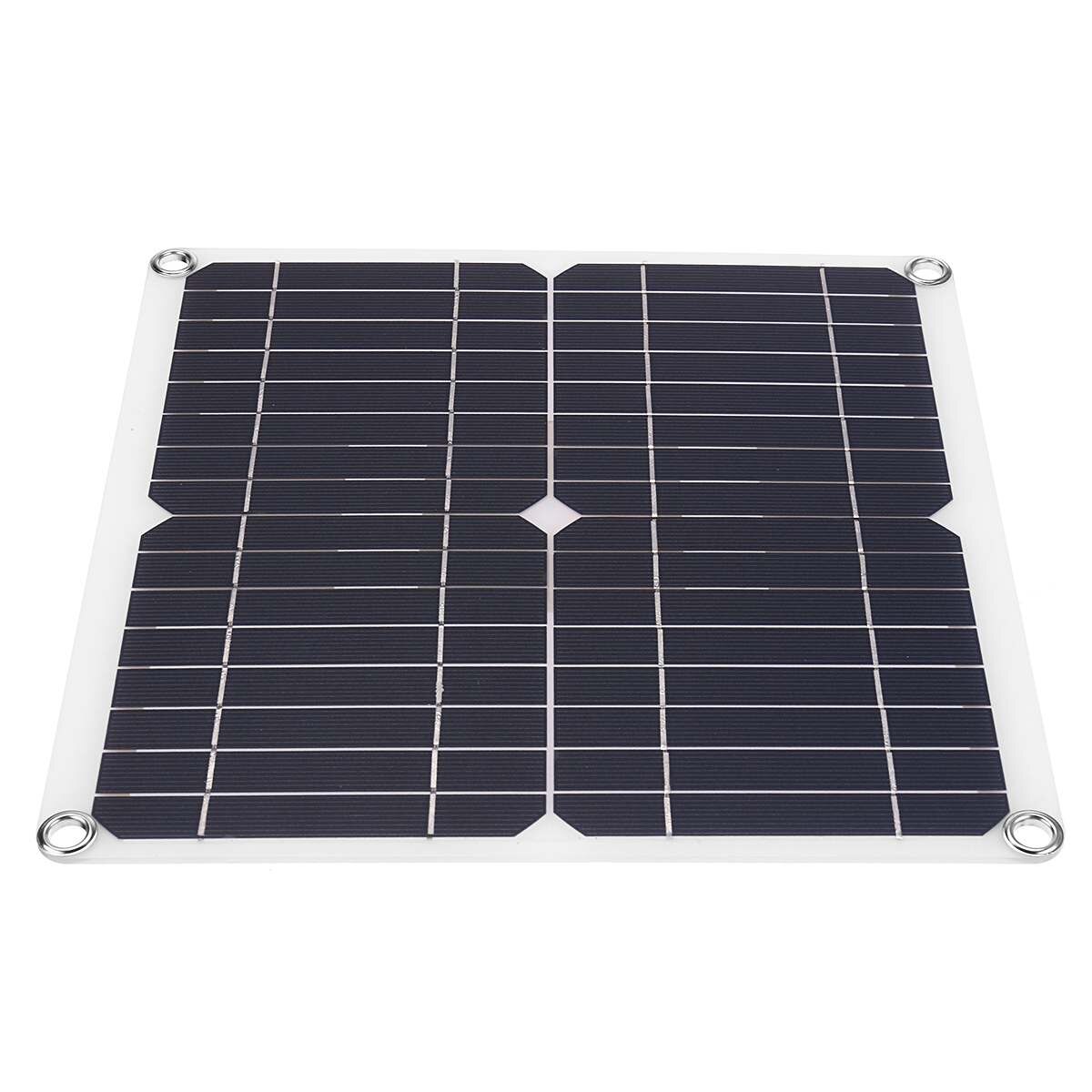 Foldable Solar Panel USB Quick Battery Charger Kit 10/20/30/40/50A Solar Controller 100W Waterproof Solar Cell for Car Yacht RV