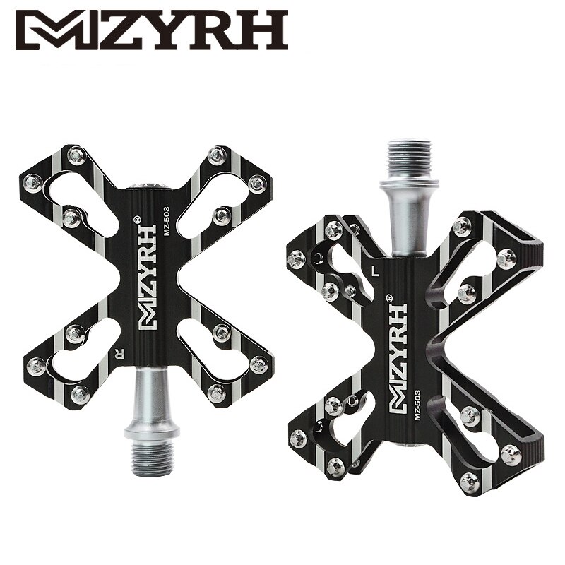 MZYRH 503 Bicycle Pedals MTB Mountain Bike 3Bearing Pedal CNC Machined Aluminum Alloy Ultralight Pedals Road Bicycle Accessories