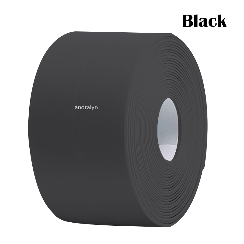 PVC Sealing Strip Tape Bathroom Bath Toilet Caulk Tape Self Adhesive Waterproof Mildew Proof Tapes For Kitchen Sink Wall Corner: camel / 5M / 14mm