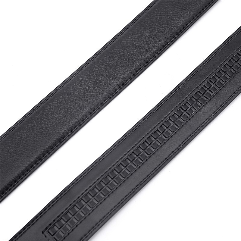 LannyQveen Style Men's Automatic buckle belts PU Leather Belt for men Ratchet Belt Stock