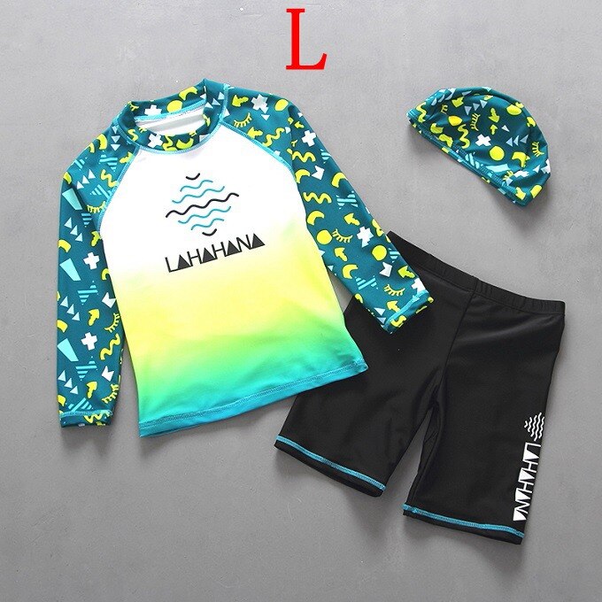 Exporting Toddler Baby Boys Swimwear 2-Piece Rash Guard Swimsuits for Boy Children Kids Swimsuit Pool Beach Wear 2-6YRS: L (95-105CM)