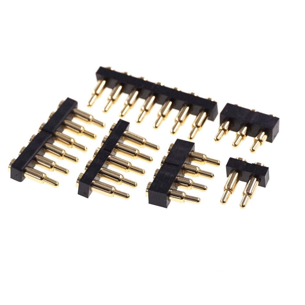 5 pcs SMD DIP Pogo pin connector Pogopin Battery Spring Loaded Contact Test Probe Power Charge Header Pins 2.54 Grid 7.0mm High